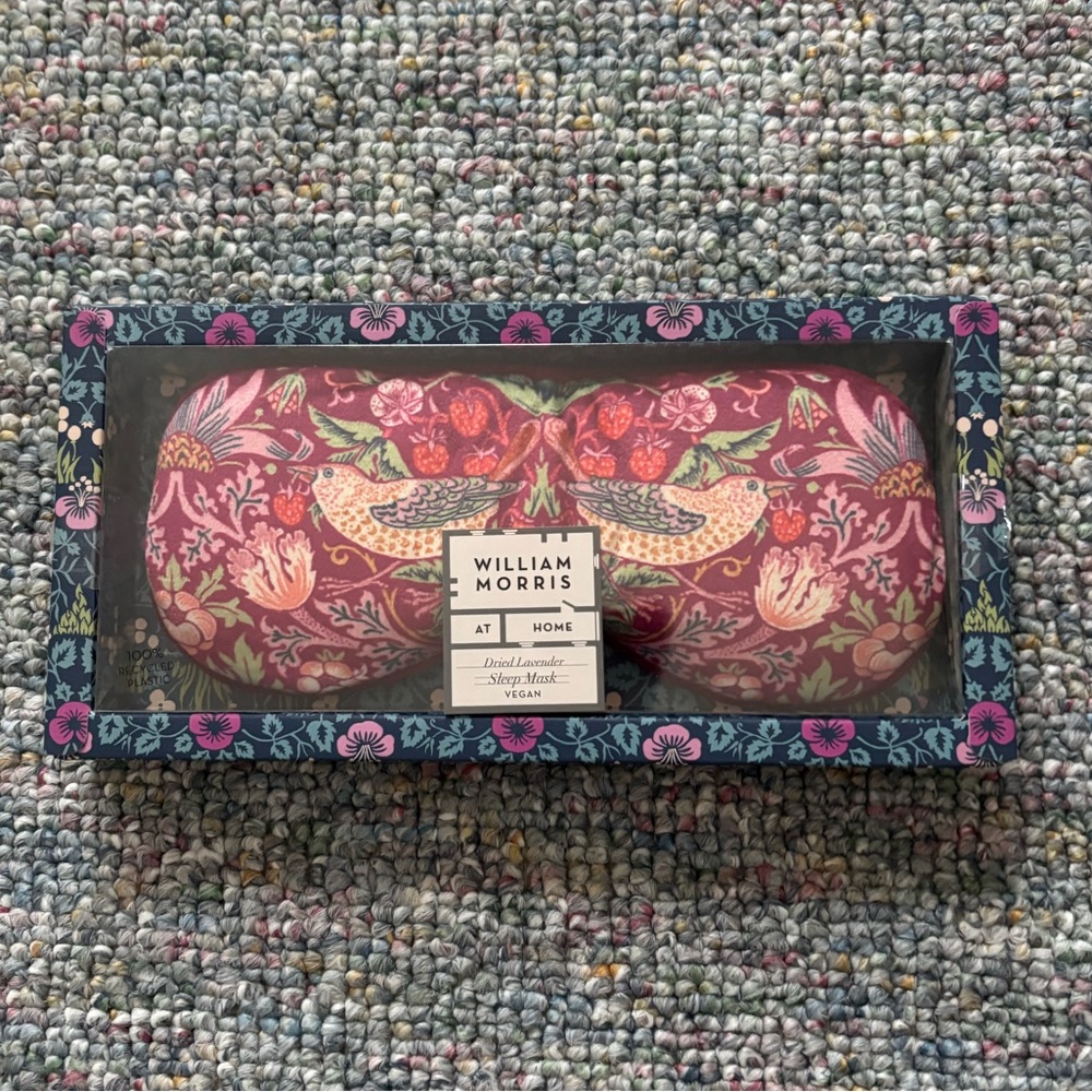 William Morris Dried Lavender Sleep Mask